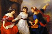 Angelica Kauffmann arts of Music and Painting oil